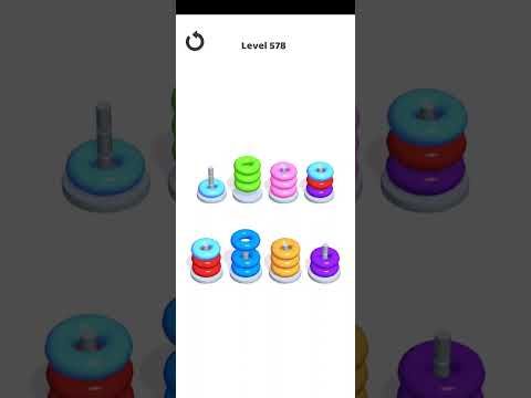 Video guide by Mobile Games: Hoop Stack Level 578 #hoopstack