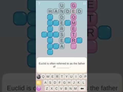 Video guide by KewlBerries: Crossword Pie Level 44 #crosswordpie