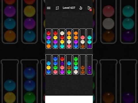 Video guide by Game Help: Ball Sort Color Water Puzzle Level 637 #ballsortcolor