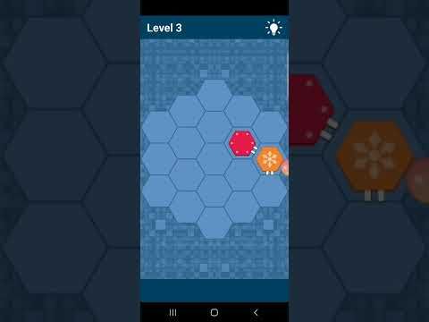 Video guide by Connect me Logic puzzle: Hexagonal! Level 3 #hexagonal