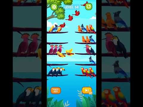 Video guide by Fazie Gamer: Bird Sort Puzzle Level 54 #birdsortpuzzle