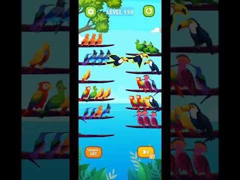 Video guide by Fazie Gamer: Bird Sort Puzzle Level 159 #birdsortpuzzle