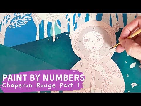 Video guide by Studio Sam: Paint by Numbers Part 1 #paintbynumbers