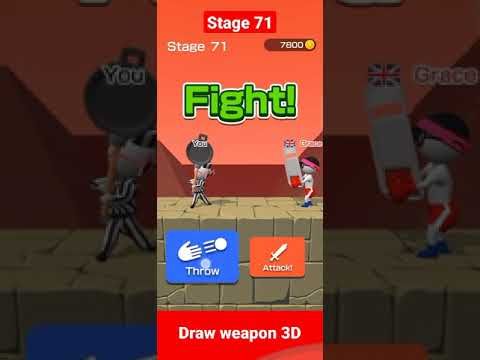 Video guide by WHULEANDWD ANDALAN RIAU PROPERTY: Draw Weapon 3D Level 71 #drawweapon3d