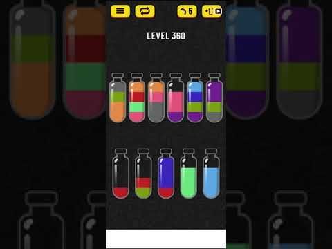 Video guide by Mobile games: Soda Sort Puzzle Level 360 #sodasortpuzzle