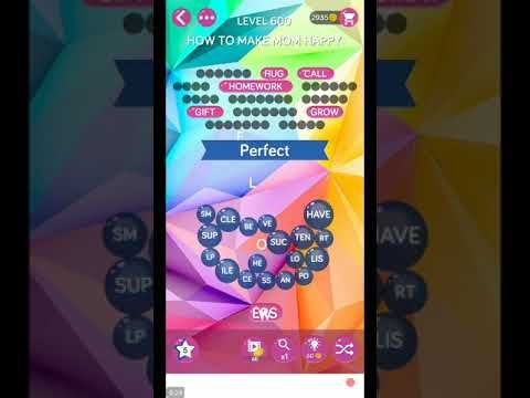 Video guide by ETPC EPIC TIME PASS CHANNEL: Word Pearls Level 600 #wordpearls