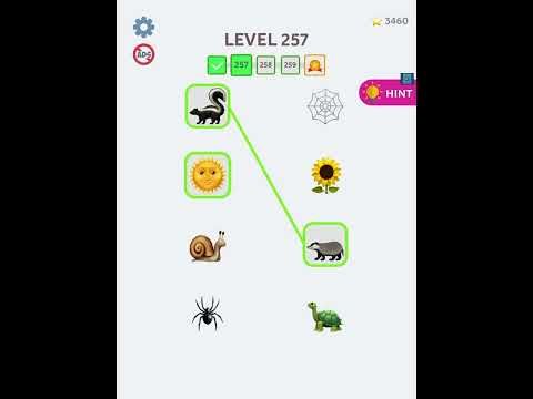 Video guide by short games: Emoji Puzzle! Level 257 #emojipuzzle