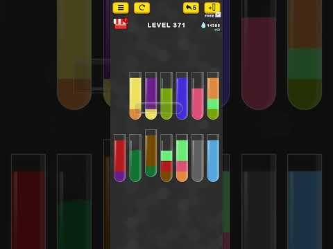 Video guide by Mobile Games: Water Sort Color Puzzle Level 371 #watersortcolor