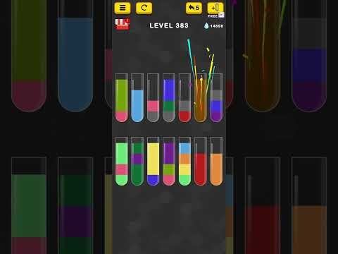 Video guide by Mobile Games: Water Sort Color Puzzle Level 383 #watersortcolor