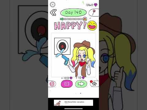 Video guide by KewlBerries: Draw Happy Queen Level 140 #drawhappyqueen