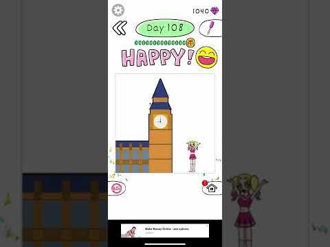 Video guide by KewlBerries: Draw Happy Queen Level 108 #drawhappyqueen