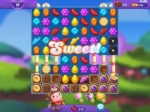Video guide by Candy Crush Fan: Candy Crush Friends Saga Level 1442 #candycrushfriends