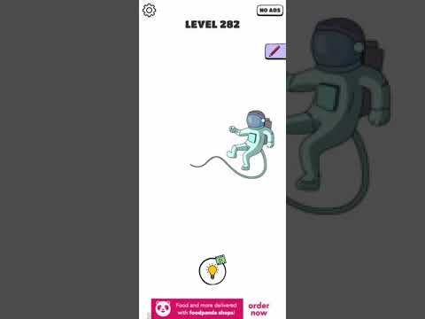 Video guide by Chaker Gamer: Draw a Line: Tricky Brain Test Level 282 #drawaline