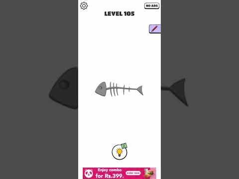 Video guide by Chaker Gamer: Draw a Line: Tricky Brain Test Level 105 #drawaline