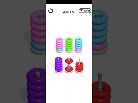 Video guide by Mobile Games: Hoop Stack Level 679 #hoopstack