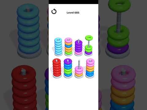 Video guide by Mobile Games: Hoop Stack Level 685 #hoopstack