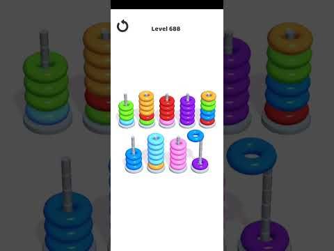Video guide by Mobile Games: Hoop Stack Level 688 #hoopstack