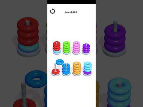 Video guide by Mobile Games: Hoop Stack Level 682 #hoopstack