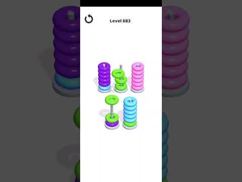 Video guide by Mobile Games: Hoop Stack Level 683 #hoopstack
