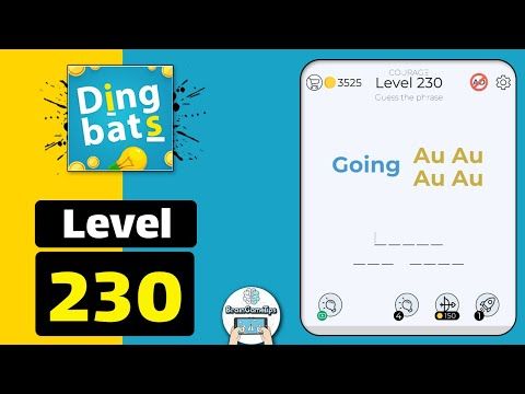Video guide by BrainGameTips: Dingbats! Level 230 #dingbats