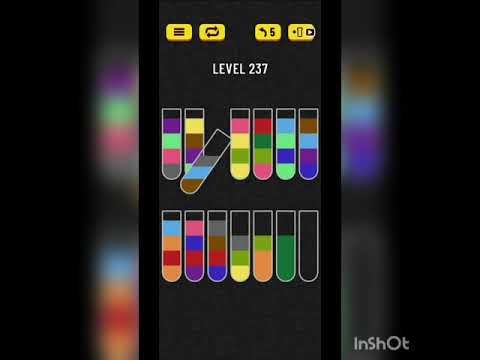 Video guide by Mobile Games: Water Sort Puzzle Level 237 #watersortpuzzle