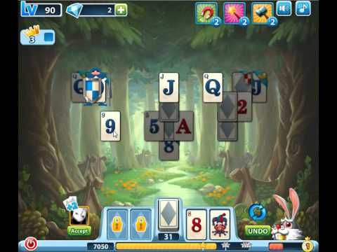 Video guide by skillgaming: Solitaire Level 90 #solitaire