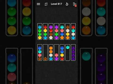 Video guide by justforfun: Ball Sort Color Water Puzzle Level 817 #ballsortcolor