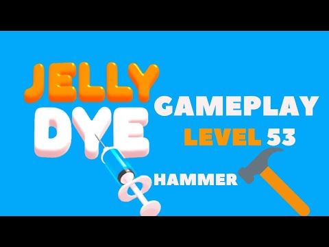 Video guide by Gaming Club: Jelly Dye Level 53 #jellydye