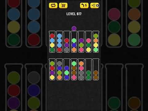 Video guide by Mobile games: Ball Sort Puzzle Level 617 #ballsortpuzzle