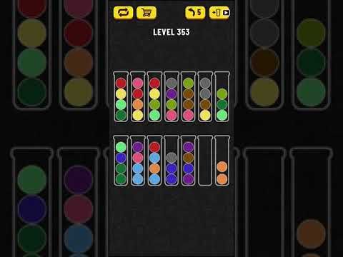 Video guide by Mobile games: Ball Sort Puzzle Level 353 #ballsortpuzzle