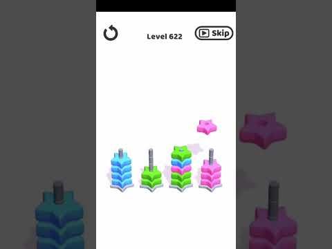 Video guide by Bubble bay: Hoop Stack Level 622 #hoopstack