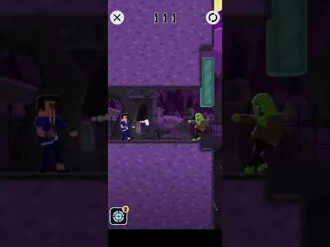 Video guide by Gaming Ground: Mr Bullet 3D Chapter 3 - Level 124 #mrbullet3d
