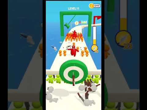 Video guide by SneakySanta: Shoot The Crowd Level 11-12 #shootthecrowd