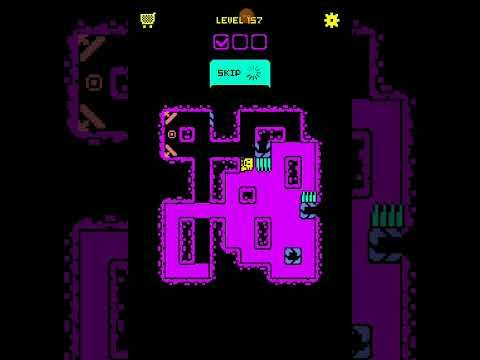 Video guide by Khris's Game World: Tomb of the Mask: Color  - Level 157 #tombofthe