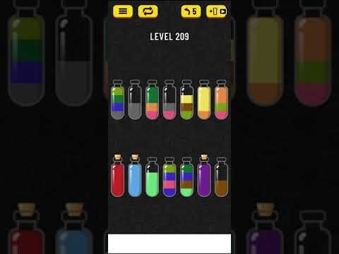 Video guide by Mobile games: Soda Sort Puzzle Level 209 #sodasortpuzzle