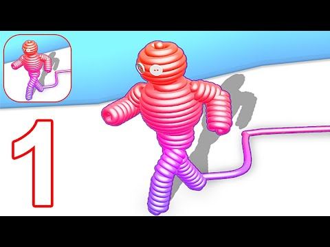Video guide by Pryszard Android iOS Gameplays: Rope-Man Run Part 1 #ropemanrun