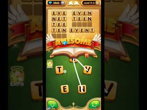 Video guide by ETPC EPIC TIME PASS CHANNEL: Bible Word Puzzle Chapter 11 - Level 4 #biblewordpuzzle