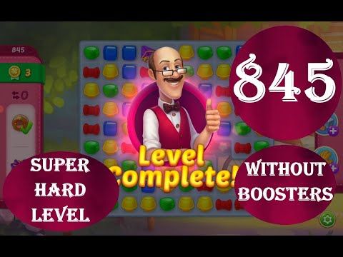 Video guide by Just Awesome: Homescapes Level 845 #homescapes