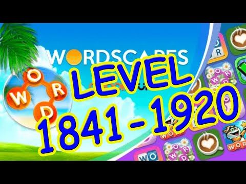 Video guide by Tongzkey Tv: Wordscapes Level 1841 #wordscapes