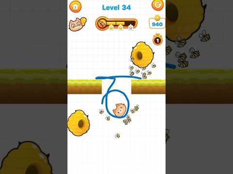 Video guide by HXG CHANNEL: Save the cat Level 34 #savethecat