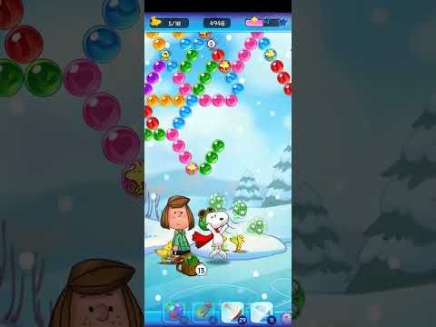 Video guide by bubble shooter: Snoopy Pop Level 429 #snoopypop