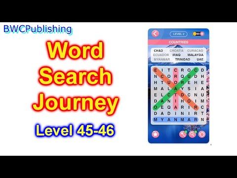 Video guide by bwcpublishing: Word Search Journey Level 45-46 #wordsearchjourney
