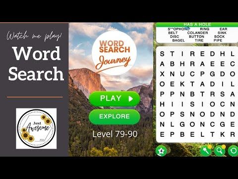 Video guide by JustAwesome: Word Search Journey Level 79-90 #wordsearchjourney