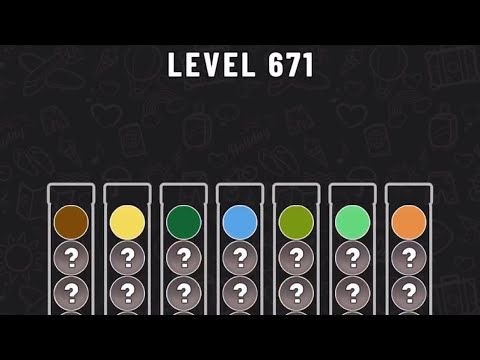 Video guide by Pradee Games Studio: Ball Sort Level 671 #ballsort