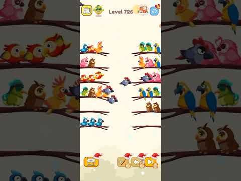 Video guide by Masoom Gamer: Bird Sort Puzzle Level 726 #birdsortpuzzle