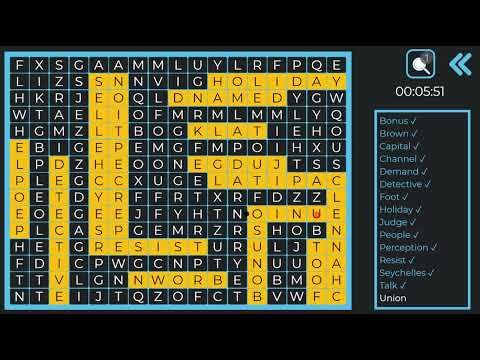 Video guide by : Word Search  #wordsearch