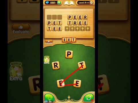 Video guide by ETPC EPIC TIME PASS CHANNEL: Bible Word Puzzle Chapter 21 - Level 4 #biblewordpuzzle