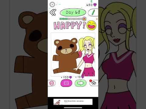 Video guide by KewlBerries: Draw Happy Queen Level 68 #drawhappyqueen