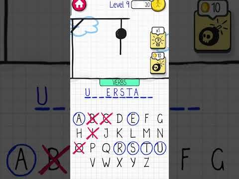 Video guide by Knowledge For All: Hangman' Level 9 #hangman