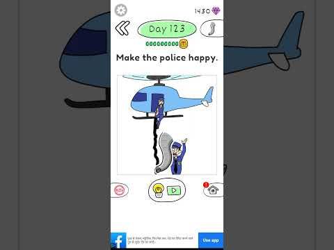 Video guide by ☬Prashant 999☬: Draw Happy Police! Level 123 #drawhappypolice